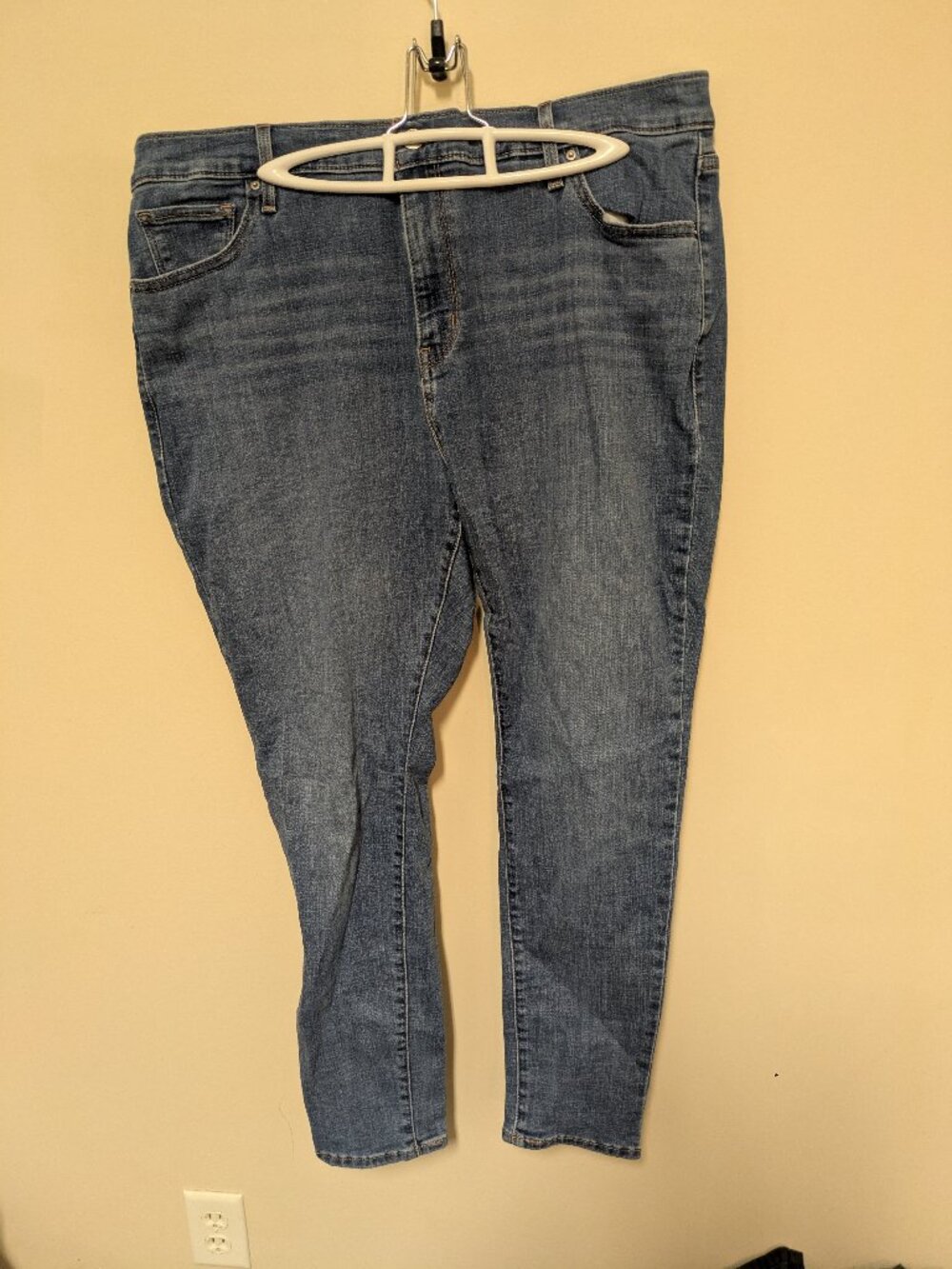 Levi's 721 high rise skinny jeans size 18w women's